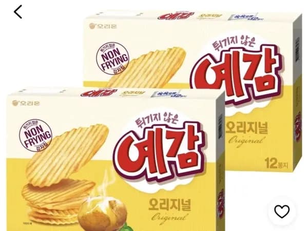 오리온 예감 오리지널 12p 192g 2개 5,500원
