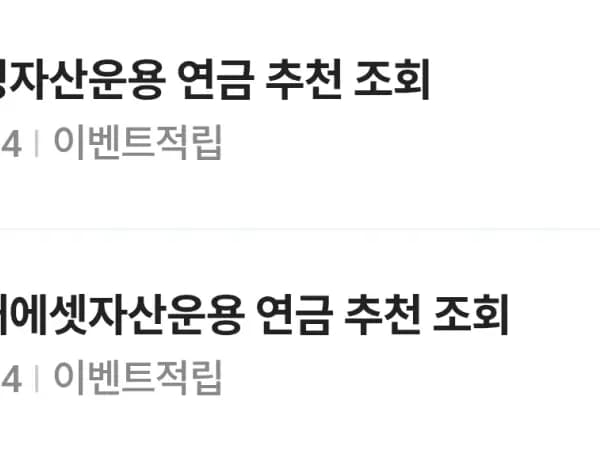 연금확인 20원