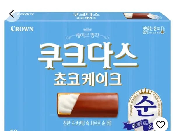쿠크다스 쵸코케이크 202g 1개 3,130원