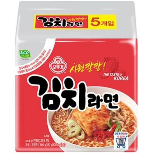 (종료)김치라면 5개 2400원 가격변경