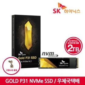하이닉스 GOLD P31 SSD 2TB (189,050원/2,500원)