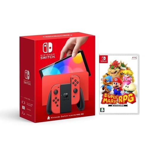 스위치마리오OLED+마리오RPG (현대카드 386,694원)