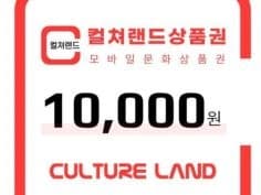 컬쳐랜드 모바일문화상품권 1만원권 9200원 (1/24)