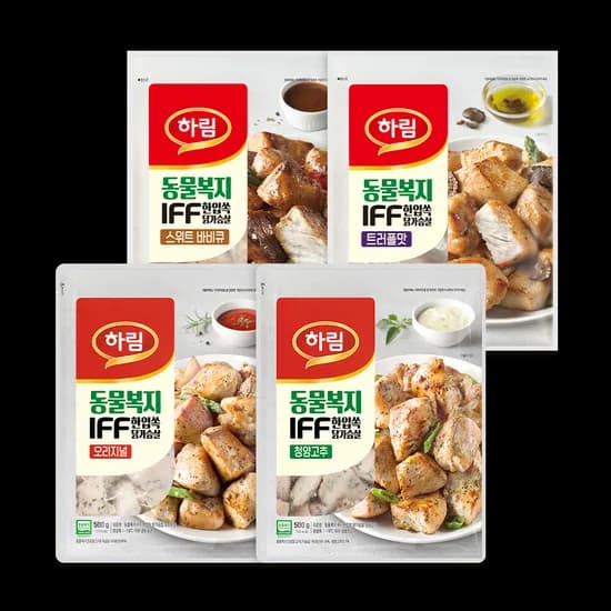 하림 IFF 한입쏙 닭가슴살 500g 2팩