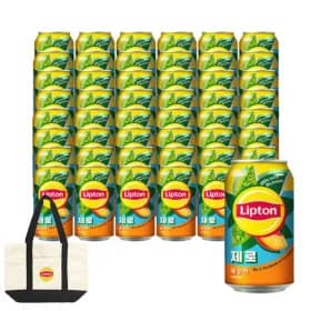 립톤 아이스티 복숭아맛 제로 355ml 48캔