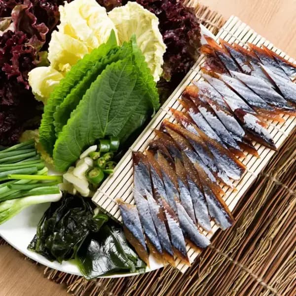 포항 구룡포 햇 과메기 5미 10쪽 야채세트