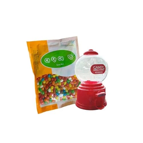 미니캔디머신 색상랜덤 젤리빈 초코볼 초코빈 랜덤발송 500g