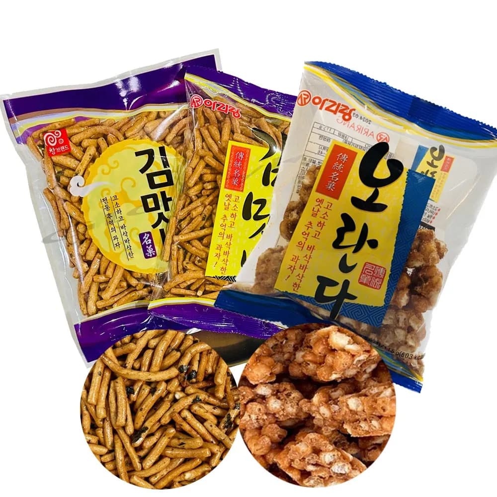 추억의 간식 오란다 김맛나 소라 115g * 2봉 (맛 랜덤발송) 230g