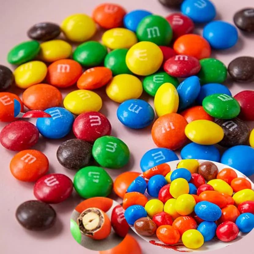 m&m 밀크 초코 땅콩 맛 랜덤구성 개별포장 37g x 10개 296g