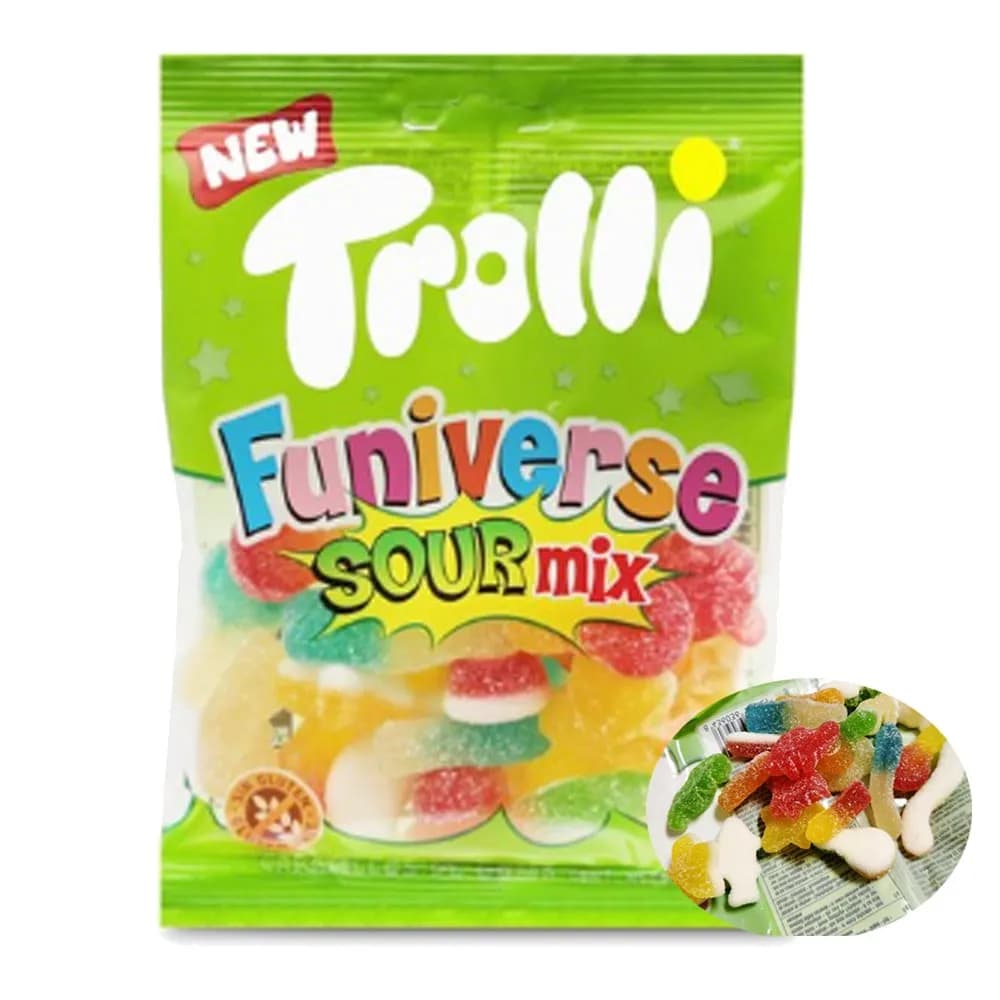 트롤리퍼니 새콤젤리 피니웜젤리 100g x 4개입 랜덤