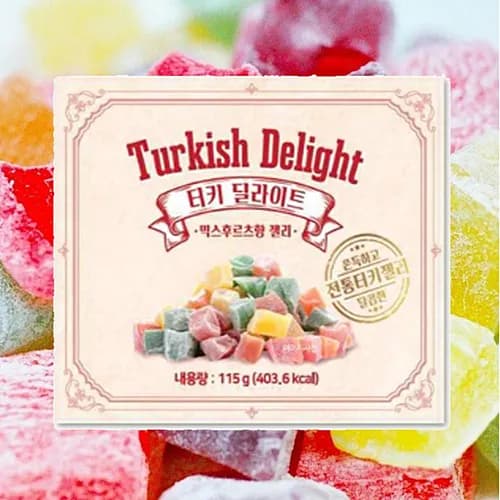 터키 딜라이트 믹스후르츠향 젤리 115g x 5봉 575g