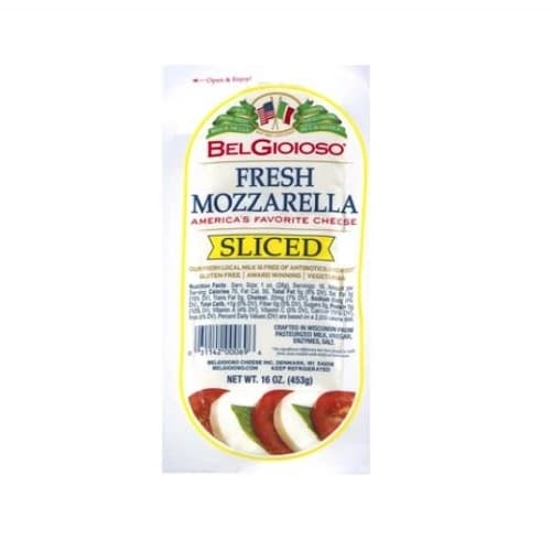 벨지오 모짜렐라 로그 슬라이스 치즈 453g x 3개 (업체별도 무료배송)
