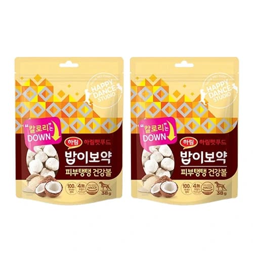 밥이보약 피부탱탱 건강볼 38g x 3개 (업체별도 무료배송)