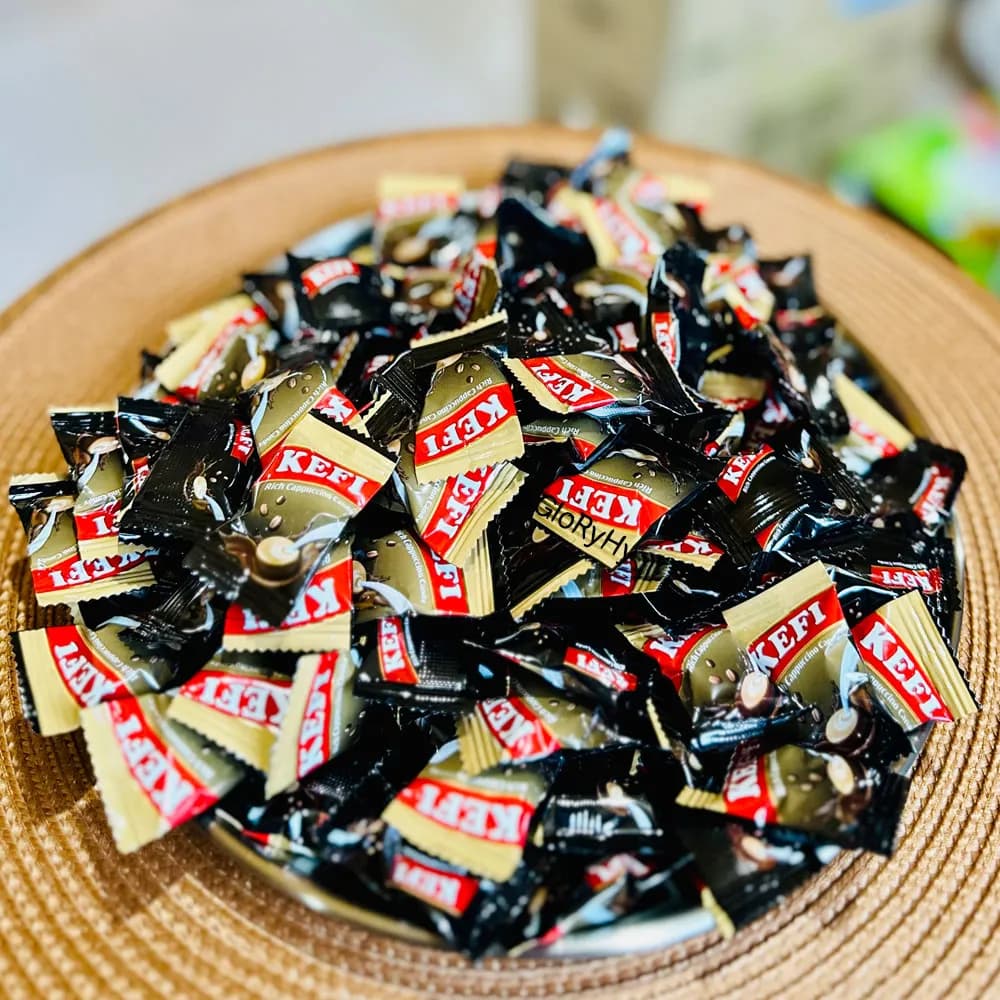 kefi 커피 목 캔디 사탕 포켓용 3.3g 99개 맛 랜덤
