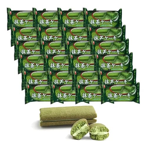 델리 플레이버 케이크 18g 40개 바닐라맛 치즈맛 말차맛 메이플맛 랜덤발송