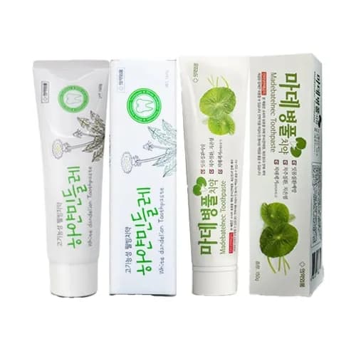 마데병풀 치약 8가지 유해성분 무첨가 150g 2종 택1(5개이상구매가능) (업체별도 무료배송)