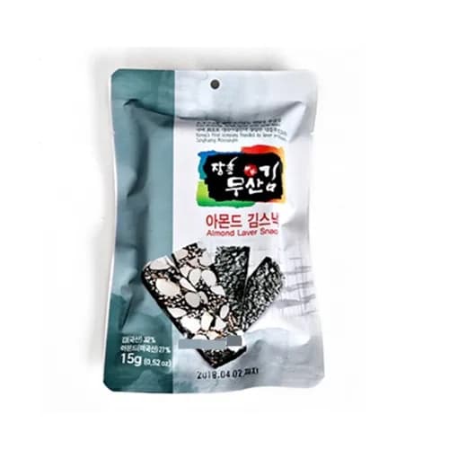 전라도 원초가 좋은 김 술안주 현미칩 아몬드 15g x 5봉 랜덤 12,500원