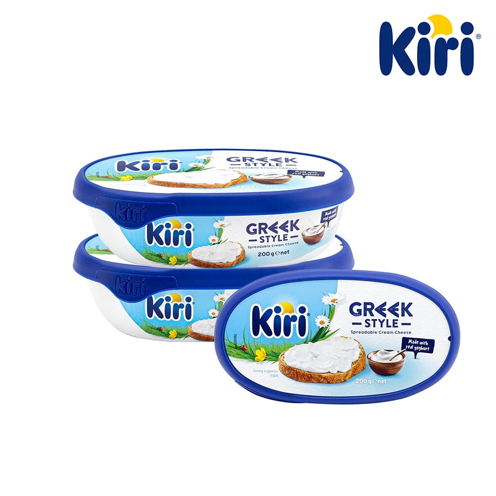 크림치즈 스프레드 그릭스타일 200g x 3팩 (업체별도 무료배송)