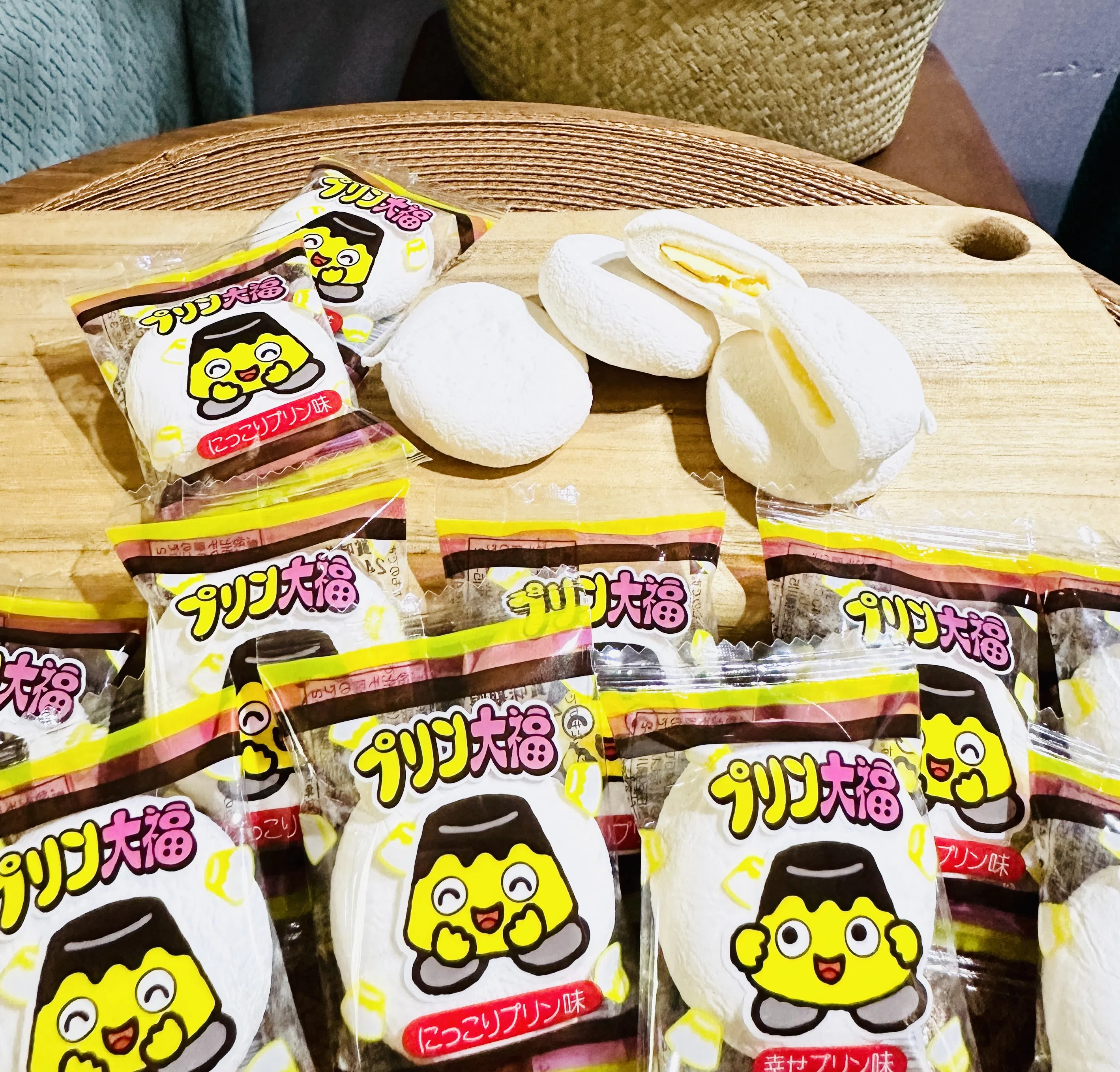 일본과자 머쉬멜로 푸딩 랜덤 5G 50봉지 바나나맛, 초코맛 외 다양