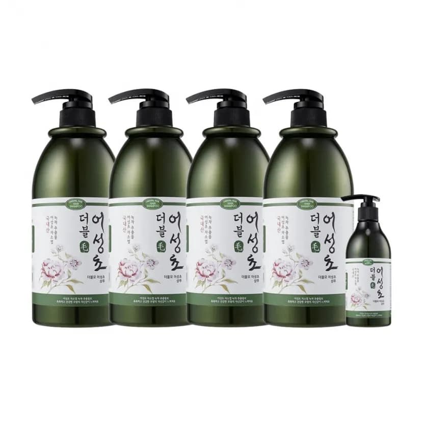 더블모 어성초 샴푸 1000ml*4개 + 300g 1개 증정 (업체별도 무료배송)