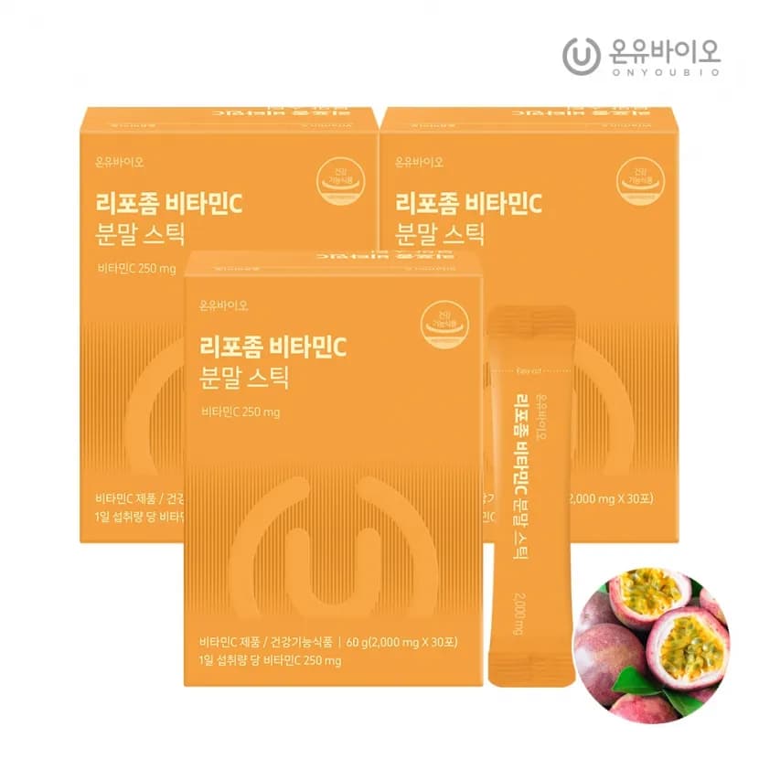 리포좀 비타민C 분말스틱 2000mg 30포 3박스 3개월분