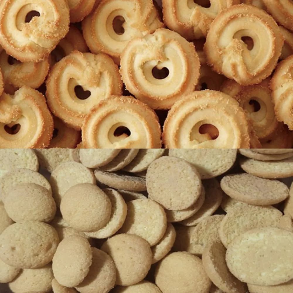 계란과자 버터과자 1000g+1000g 맛 랜덤