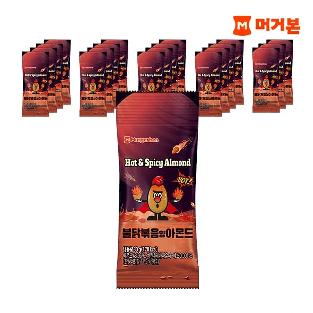 불닭볶음아몬드 30G X 20봉 (업체별도 무료배송)