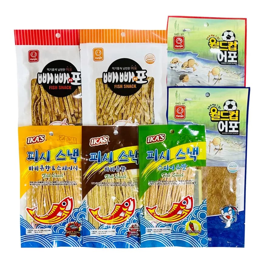 피쇼어포 월드컵어포 빼빼포 피시랜덤발송 어포 랜덤 10개