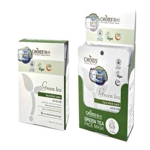 유기농 비건 녹차 세미겔 마스크팩 25ml 5매
