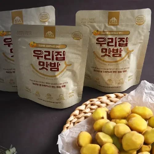밤뜨레 우리집 국산 맛밤 50g x 12봉 / 30봉 알밤