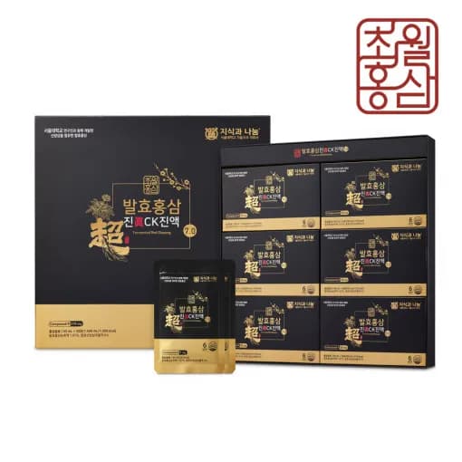 발효홍삼 진CK진액 7.0 50ml 30포 1개월분