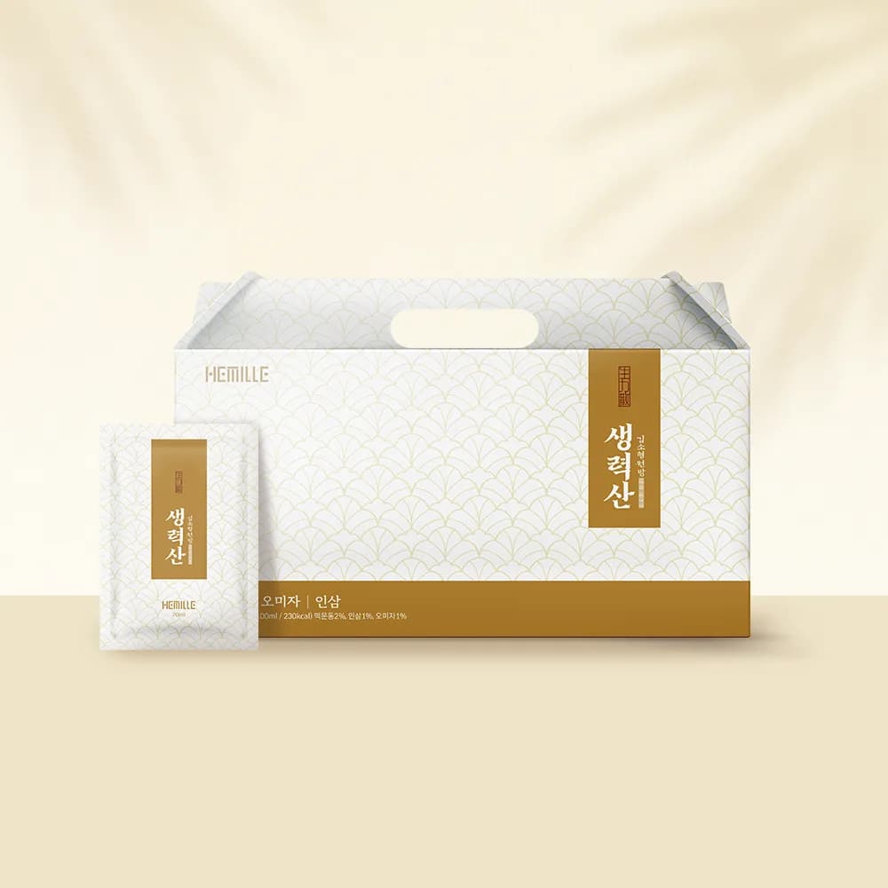 생력산(맥문동, 오미자) 70ml*30포 (업체별도 무료배송)