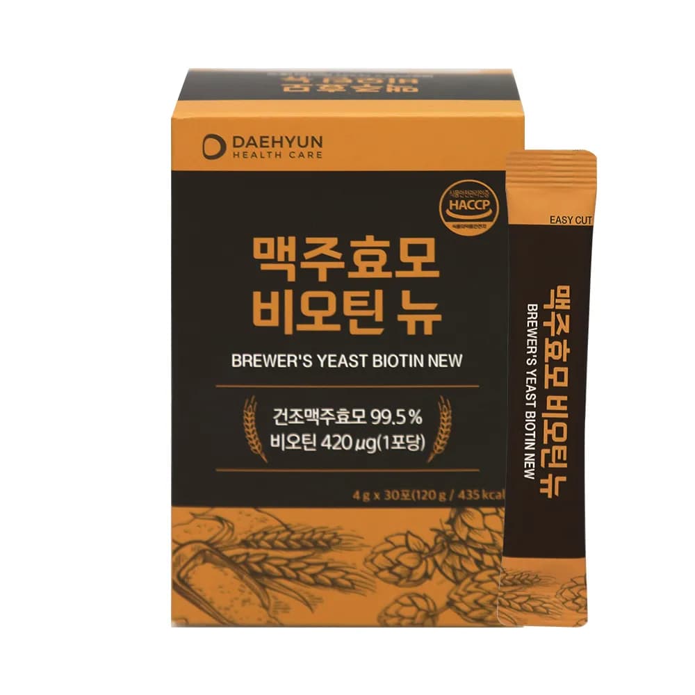 맥주효모 비오틴 뉴 4g*30포 (업체별도 무료배송)