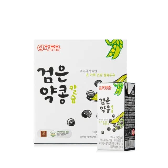 삼육두유 검은약콩칼슘 (190ml*32입) (업체별도 무료배송)
