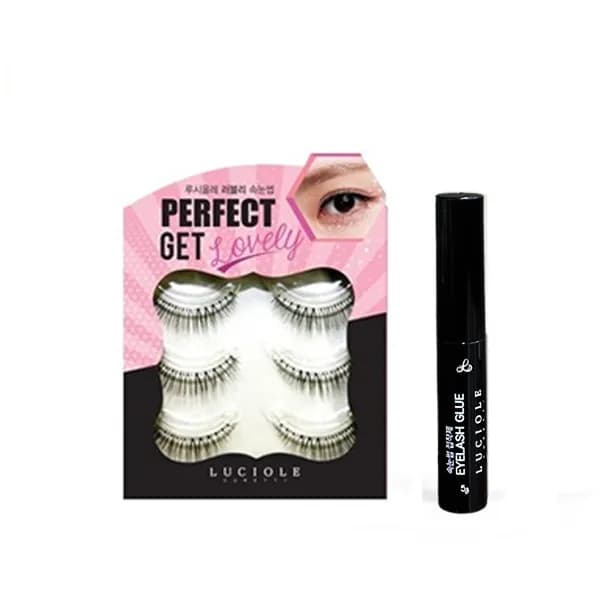아이래쉬 인조 속눈썹 4쌍 + 블랙 글루 (3종 중 선택)