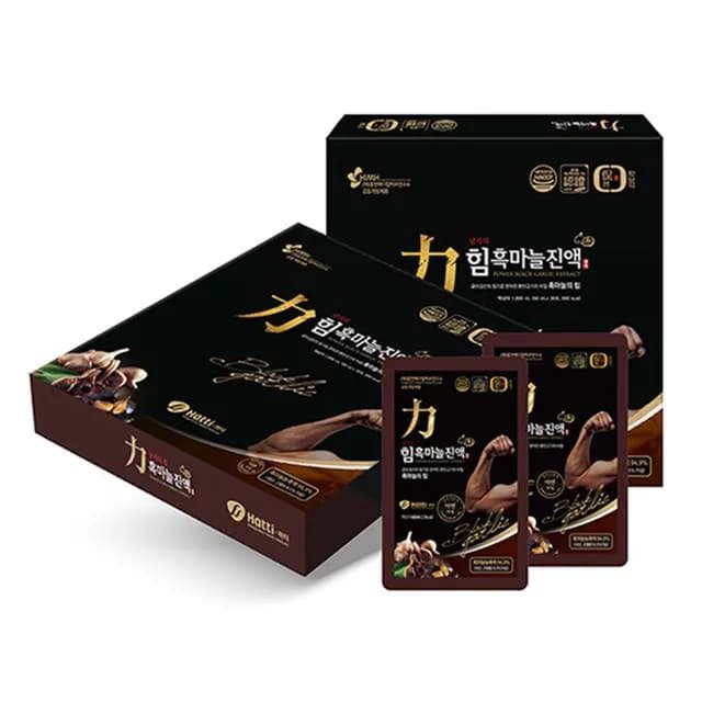 힘 흑마늘 진액 60ml x 30포 (쇼핑백 포함) (업체별도 무료배송)