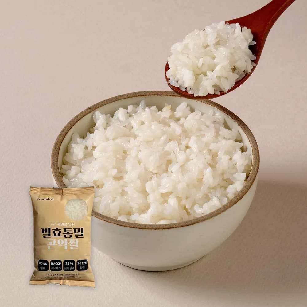 발효통밀곤약쌀 200g x 10개 (업체별도 무료배송)