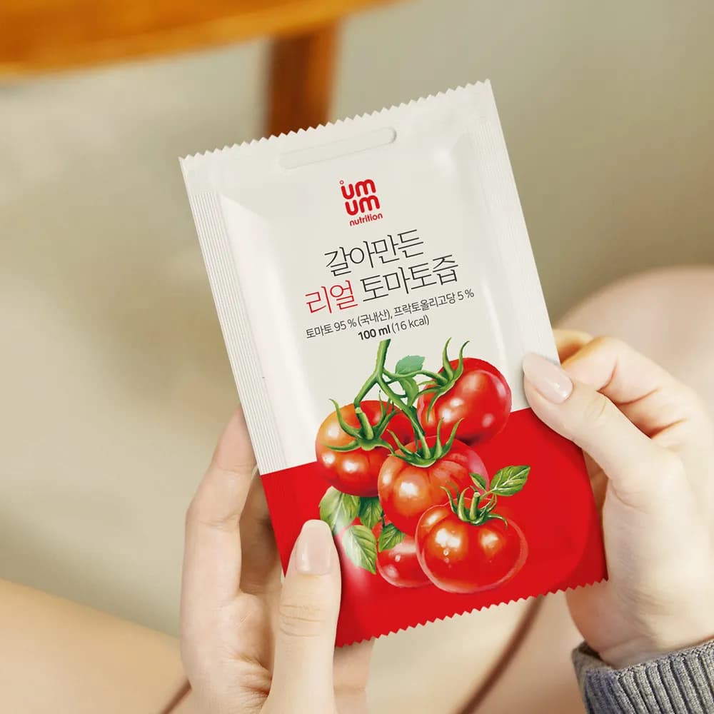 갈아만든 리얼 토마토즙 20포 (업체별도 무료배송)