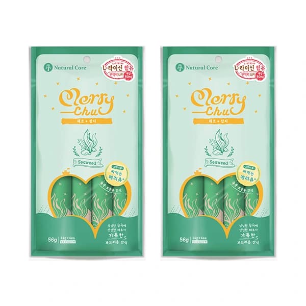 메리츄 해초+참치 4P x 2개 (업체별도 무료배송)