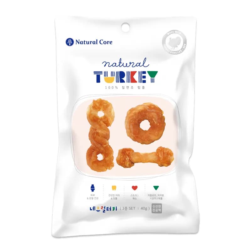 네츄럴코어 네츄럴터키 멀티팩 40g