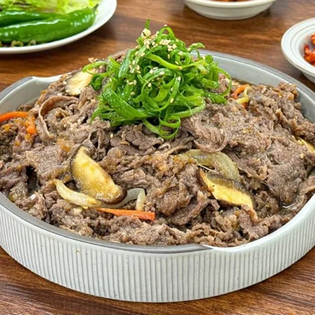 국내산 소등심 특제소스 불고기 1kg (업체별도 무료배송)