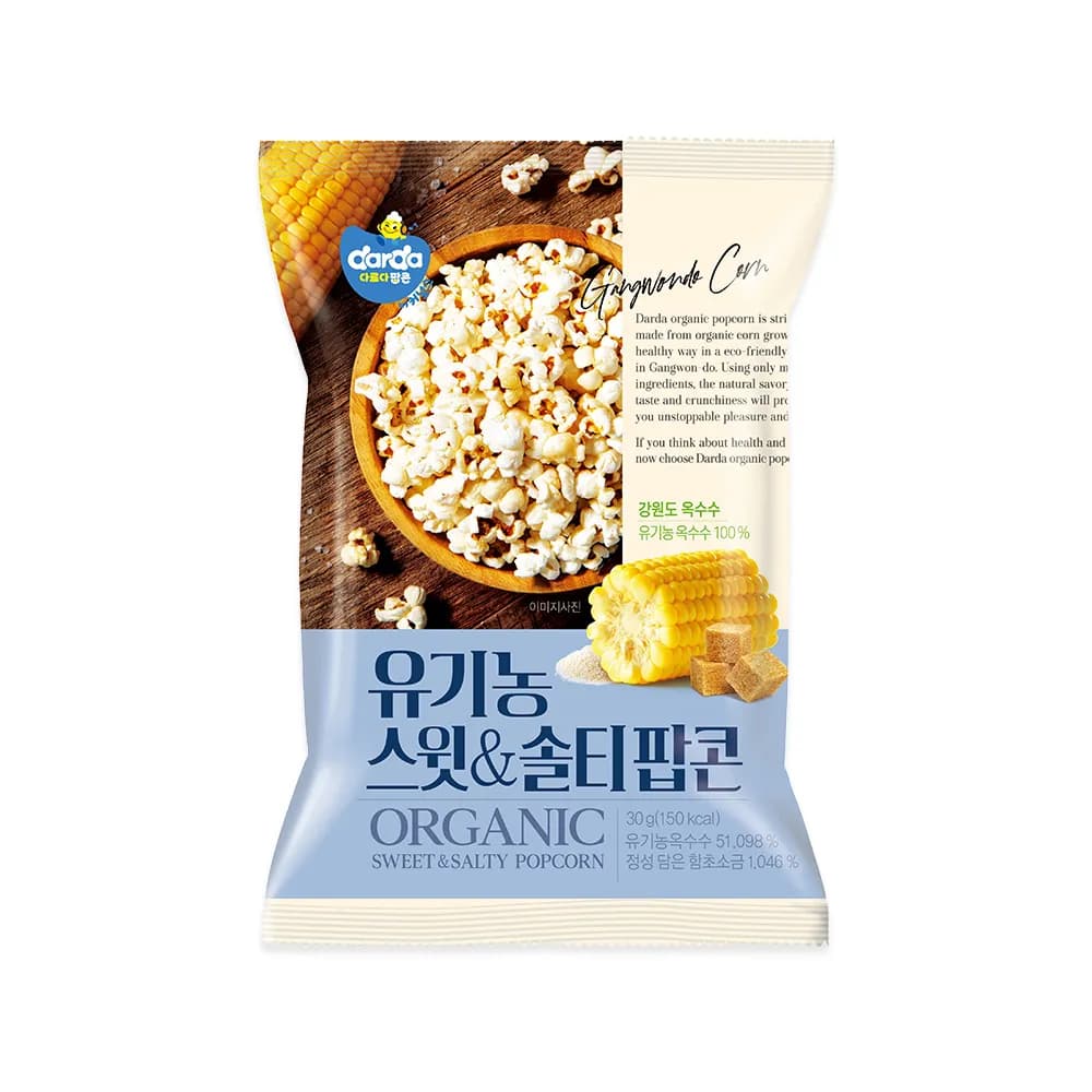 커널스 유기농 스윗&솔티 팝콘 30g x 12개  (업체별도 무료배송)