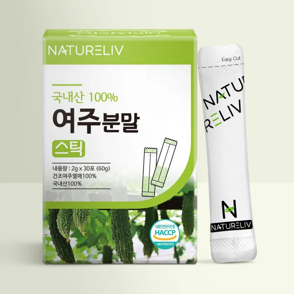국내산 여주 분말 가루 스틱 2g*30포 x 1박스 (업체별도 무료배송)
