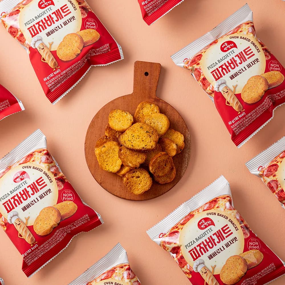 매콤 짭잘 피자바게트 페퍼로니 피지맛 40g x 20개 (업체별도 무료배송)