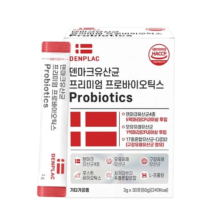덴마크 유산균 프리미엄 프로바이오틱스 2g x 30포