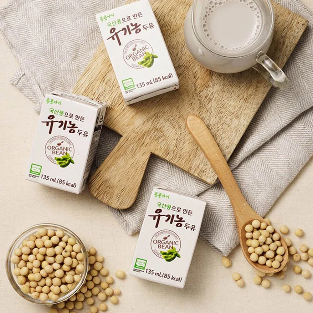 콩콩아이 유기농 두유 (135ml *48팩) (업체별도 무료배송)