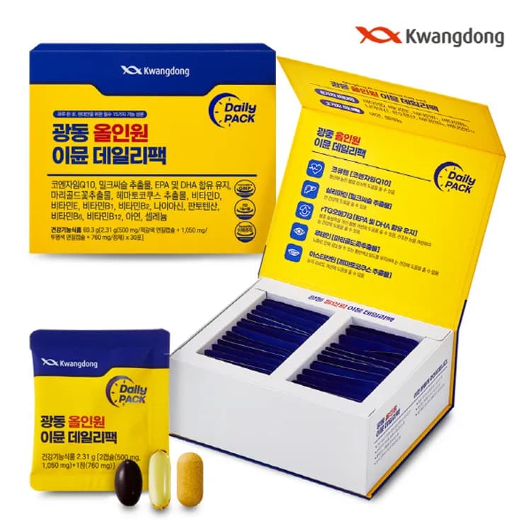 올인원 이뮨 데일리팩 30포/(업체별도 무료배송)