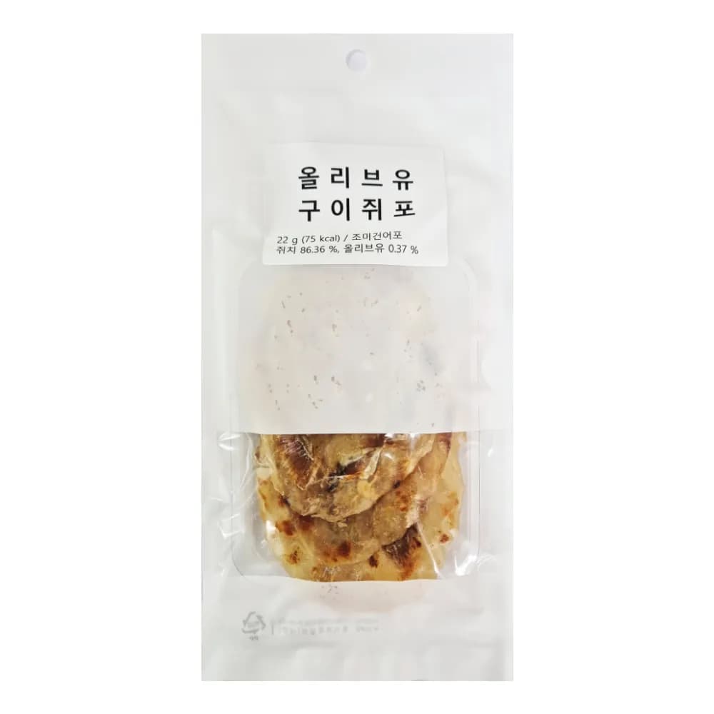 올리브유구이 쥐포 22g (업체별도 무료배송)