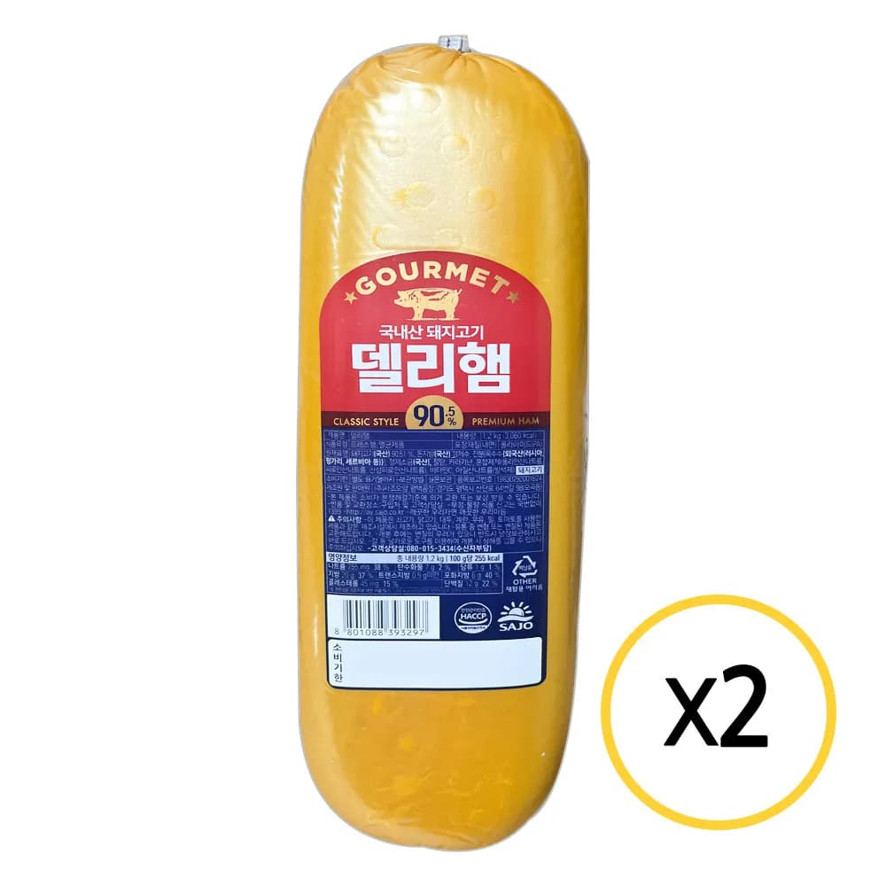 프리미엄 델리햄 1.2kg x 2개 (업체별도 무료배송)
