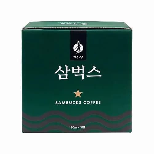 삼벅스 당제로 임산부 커피 선물세트 1박스 30포 (업체별도 무료배송)